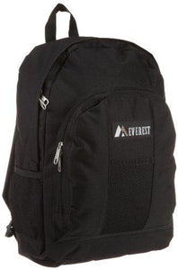 Everest Luggage Backpack with Front and Side Pockets