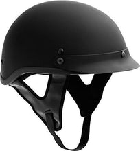 Load image into Gallery viewer, Fuel Helmets SH-HHFL64 HH Series Half Helmet, Flat Black, Small