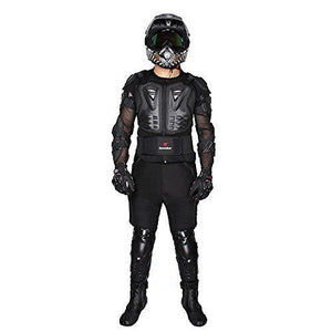 HEROBIKER MC1011 Black Motorcycle Body Armor Motocross Armour Motorcycle Jackets+ Gears Short Pants+protective Motocycle Knee Pad