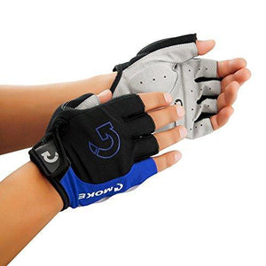 GEARONIC TM New Fashion Cycling Bike Bicycle Motorcycle Shockproof Foam Padded Outdoor Sports Half Finger Short Gloves Riding Gloves Working Gloves