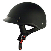 Load image into Gallery viewer, VCAN V531 Cruiser Solid Flat Black XX-Large Half Helmet