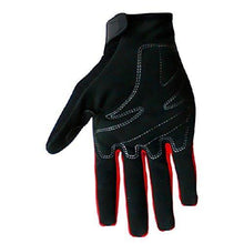 Load image into Gallery viewer, CRAZY AL’S SCOYCO MC24 Motorcycle Gloves Sports Protective Gear Shock Resistant Padded Full Finger Safety Breathable Motorcycle Gloves (M, Red)
