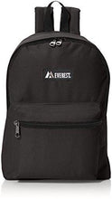 Load image into Gallery viewer, Everest Luggage Basic Backpack, Black, Medium