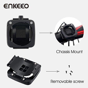 Enkeeo Wired Bike Computer Bicycle Speedometer Bike Odometer with Backlit Display, Current/AVS/MAX Speed Tracking, Auto ON/OFF, Stopwatch Multifunction for Cyling