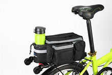 Load image into Gallery viewer, Runytek Bicycle Roswheel Rear Seat Trunk Bag Handbag Bag Pannier Black