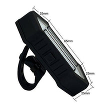 Load image into Gallery viewer, Bike Taillight 100 Lumens LED Taillight USB Rechargeable with Wireless Remote Turn signals Laser Beams for Moutain Bike BMX Bike Road Bicycle and Hybrid Bike