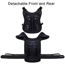 Load image into Gallery viewer, Webetop Adults Dirt Bike Body Chest Spine Protector Armor Vest Protective Gear for Dirtbike Bike Motorcycle Motocross Skiing Snowboarding Black M