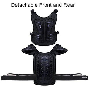 Webetop Adults Dirt Bike Body Chest Spine Protector Armor Vest Protective Gear for Dirtbike Bike Motorcycle Motocross Skiing Snowboarding Black M