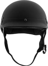 Load image into Gallery viewer, Fuel Helmets SH-HHFL64 HH Series Half Helmet, Flat Black, Small