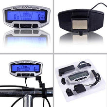 Load image into Gallery viewer, Safstar LCD Bicycle Bike Cycling Computer Odometer Speedometer Velometer With Backlight