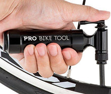 Load image into Gallery viewer, CO2 Inflator with Cartridge Storage Canister by Pro Bike Tool - Quick, Easy and Safe - For Presta and Schrader - Bicycle Tire Pump For Road and Mountain Bikes - No CO2 Cartridges Included