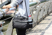 Load image into Gallery viewer, Runytek Bicycle Roswheel Rear Seat Trunk Bag Handbag Bag Pannier Black