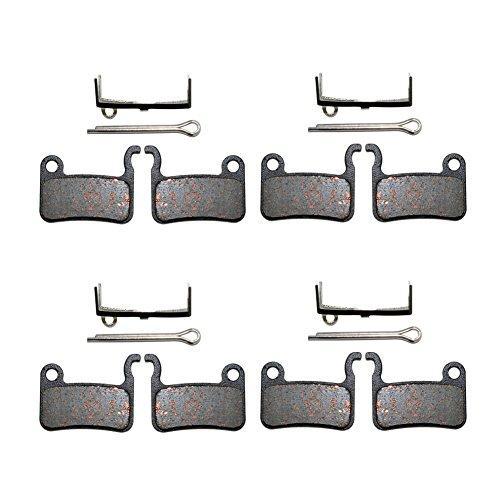 AHL 4pairs Bicycle Disc Brake Pads for Shimano XTR XT LX Hone Deore Saint SLX BRM975 BRM966 BRM965 BRM765 BRM775 BRM665 BRM601