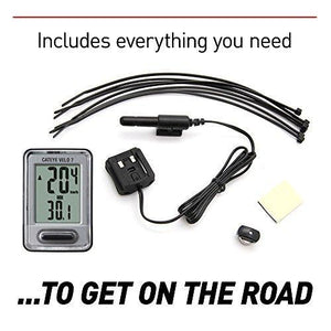 CatEye - Velo 7 Bike Computer with Odometer and Speedometer