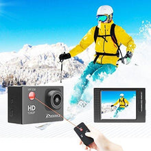 Load image into Gallery viewer, DROGRACE WP200 Sports Action Camera Video Camera Waterproof Digital Cam Car Dash Cam Full HD 1080P 12MP 25fps 30fps Helmet Mount Accessories Camera Kit 2 Inch LCD Screen