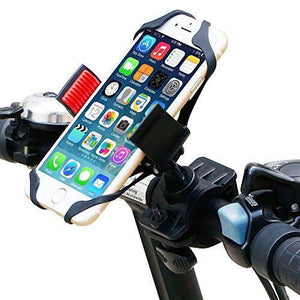 Bike Mount, Ipow Universal Cell Phone Bicycle Rack Handlebar & Motorcycle Holder Cradle for iPhone 6 6(+) 6S 6S plus 5S 5C, Samsung Galaxy S3 S4 S5 S6 S7 Note 3/4/5,Nexus,HTC,LG,BlackBerry,Black