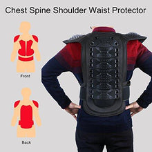 Load image into Gallery viewer, Webetop Adults Dirt Bike Body Chest Spine Protector Armor Vest Protective Gear for Dirtbike Bike Motorcycle Motocross Skiing Snowboarding Black M