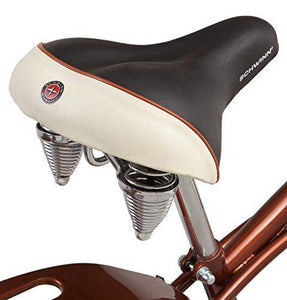 Schwinn Men's Sanctuary 7-Speed Cruiser Bicycle (26-Inch Wheels), Cream/Copper, 18 -Inch