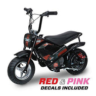 Monster Moto 250 Watt Electric Mini Bike - MM-E250-PR