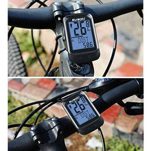 Load image into Gallery viewer, Suaoki Wireless 2.4GHz Transmission Bike Cycling Computer with Cadence Sensor Bicycle Speedometer Odometer Track Calories User A/B Backlight Water Resistant etc 22 Function