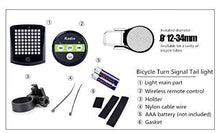 Load image into Gallery viewer, Bicycle 64 LED Turn Signal Lights USB Rechargeable Taillight Waterproof With Wireless Remote Control And Laser Safety Bike Light From Leadbike