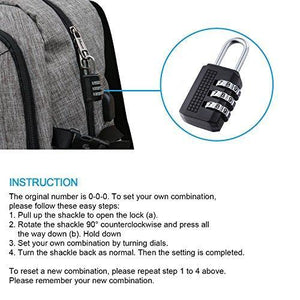 Business Laptop Backpack, Slim Anti Theft Computer Bag, Water-resistent College School Backpack, Eco-friendly Travel Shoulder Bag w/ USB Charging Port Fits UNDER 17" Laptop & Notebook by Mancro (Grey)