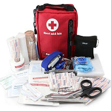 Load image into Gallery viewer, Small First Aid Kit for Hiking, Backpacking, Camping, Travel, Car &amp; Cycling. With Waterproof Laminate Bags You Protect Your Supplies! Be Prepared For All Outdoor Adventures or at Home &amp; Work