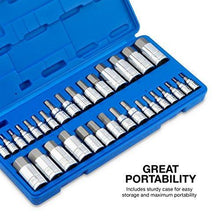 Load image into Gallery viewer, Neiko 10288A Master Hex Bit Socket Set, S2 Steel | 32-Piece Set | SAE and Metric