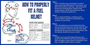 Fuel Helmets SH-HHFL64 HH Series Half Helmet, Flat Black, Small