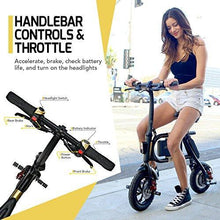 Load image into Gallery viewer, SWAGTRON SwagCycle E-Bike – Folding Electric Bicycle with 10 Mile Range, Collapsible Frame, and Handlebar Display