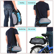 Load image into Gallery viewer, Lixada Bicycle Rack Bag 13L Waterproof Cycling Bike Rear Seat Cargo Bag MTB Road Bike Rack Carrier Trunk Bag Pannier Handbag