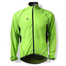 Load image into Gallery viewer, SPAKCT Bicycle Cycling Reflective Strip Long Sleeves Jersey - Luminous Green