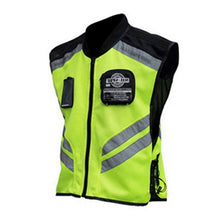 Load image into Gallery viewer, RIDING TRIBE JK-22 Motorcycle Safety Vest - Green + Black