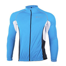 Load image into Gallery viewer, NUCKILY Quick-drying Reflective Cycling Jersey - Blue +Black