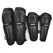 Load image into Gallery viewer, PRO-BIKER HX-P09 Motorcycle Racing Elbow / Knee Protectors Set - Black