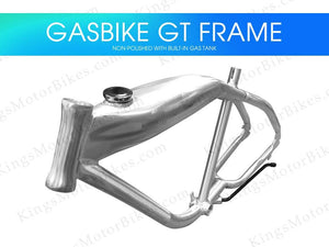 Gasbike GT Aluminum Bike Frame With Built-in Gas Tank - Non-Polished