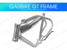 Load image into Gallery viewer, Gasbike GT Aluminum Bike Frame With Built-in Gas Tank - Polished Aluminum