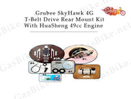 Grubee SkyHawk 4G T-Belt Drive Rear Mount Kit With HuaSheng 49cc Engine